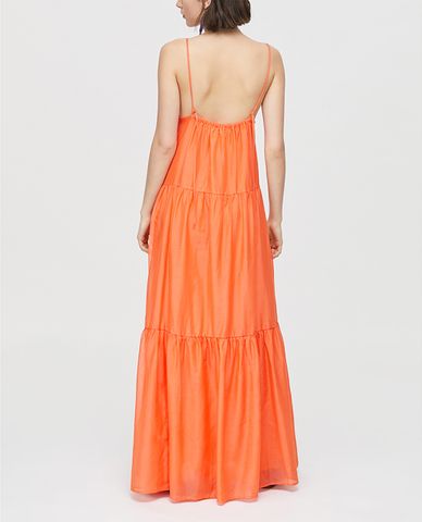  MAX&Co. - Đầm maxi hai dây Cotton Voile And Silk 