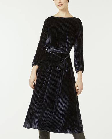  MAX&Co. - Đầm midi sách nách cổ tròn tay dài Iller 