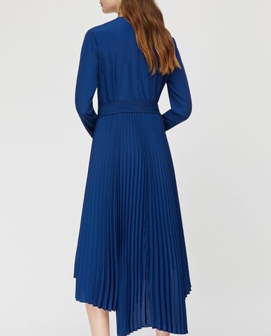  MAX&Co. - Đầm midi tay dài xếp li Lamé Insert 