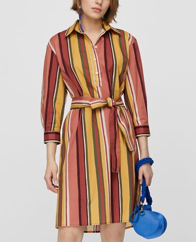  MAX&Co. - Đầm midi sơ mi tay dài Cotton Poplin 