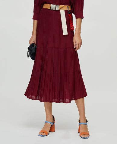  MAX&Co. - Chân váy midi dệt kim 3D Ribbing 