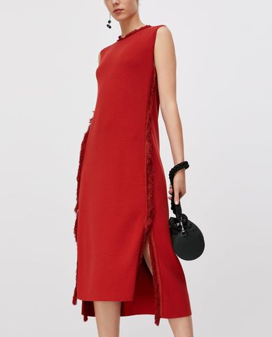  MAX&Co. - Đầm midi dệt kim nữ sát nách cổ tròn Pagina 