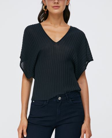  MAX&Co. - Áo kiểu nữ cổ V tay cánh dơi thời trang 