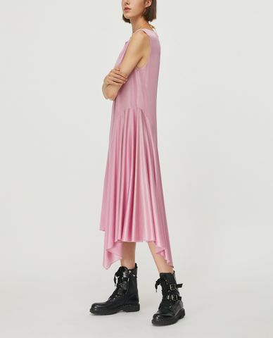  MAX&Co. - Đầm midi cổ tròn sát nách Glossy Jersey 