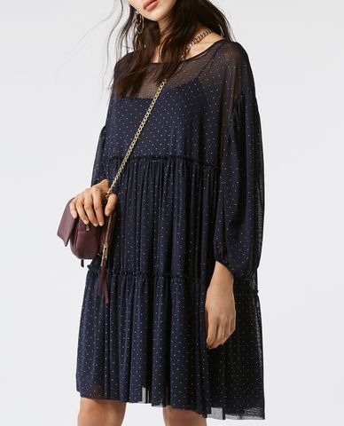  MAX&Co. - Đầm mini phom suông chấm bi Portici 