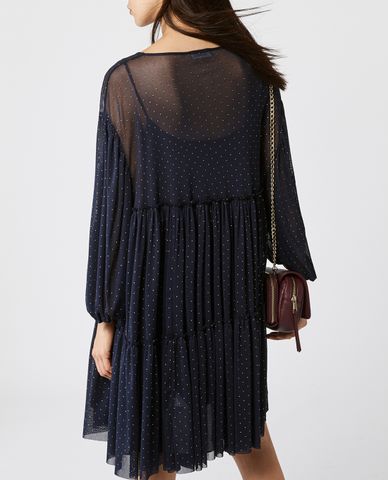  MAX&Co. - Đầm mini phom suông chấm bi Portici 