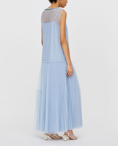  MAX&Co. - Đầm midi maxi cổ tròn phom suông Pleated Tulle 