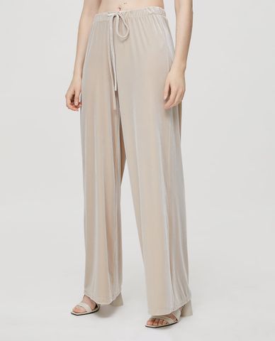  MAX&Co. - Quần kiểu nữ ống rộng Wide Leg Velvet 