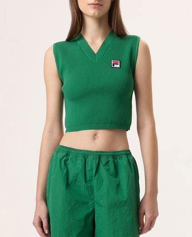  FILA - Áo sát nách nữ Hailey Bieber 