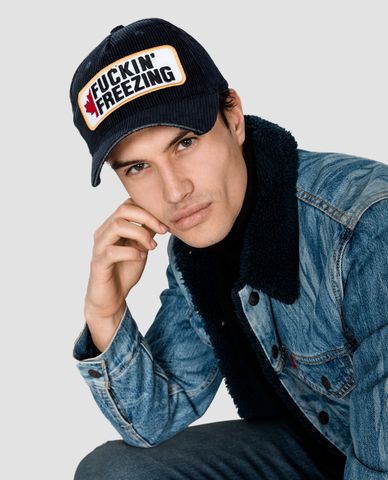  DSQUARED2 - Nón bóng chày Fuckin' Freezing 