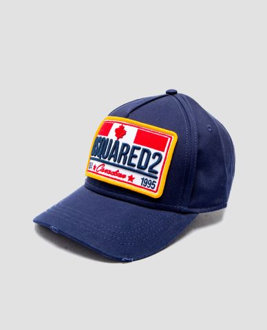  DSQUARED2 - Nón nam họa tiết cờ Canada 