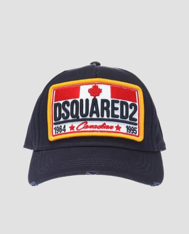  DSQUARED2 - Nón nam họa tiết cờ Canada 