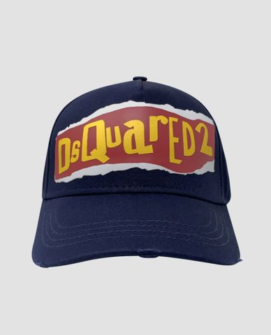  DSQUARED2 - Nón bóng chày thời trang in logo 
