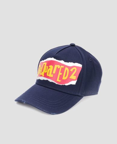  DSQUARED2 - Nón bóng chày thời trang in logo 