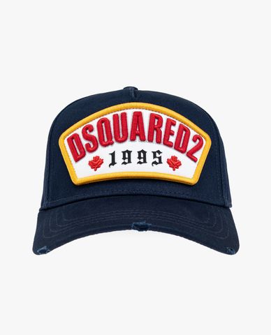  DSQUARED2 - Nón bóng chày unisex thêu nổi Logo 