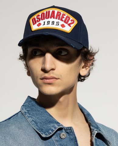  DSQUARED2 - Nón bóng chày unisex thêu nổi Logo 