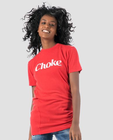  DSQUARED2 - Áo thun nữ cổ tròn tay ngắn Choke Print 