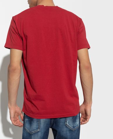  DSQUARED2 - Áo thun nam cổ tròn tay ngắn Baseball Logo 