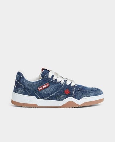  DSQUARED2 - Giày sneakers nam cổ thấp Denim 