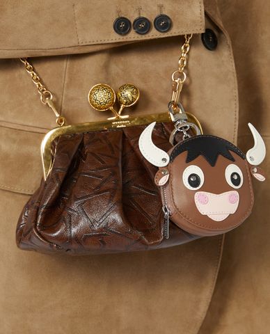  WEEKEND MAX MARA - Móc khóa túi xách nữ Seta 