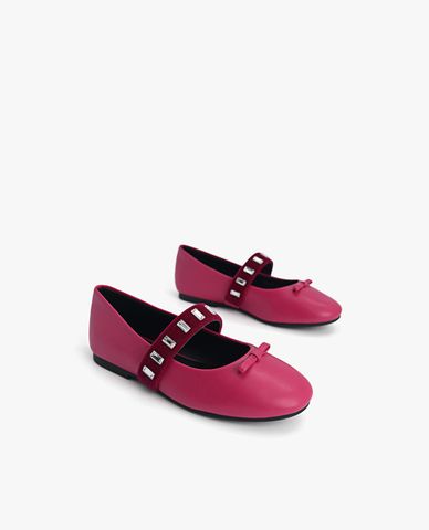  PEDRO - Giày búp bê trẻ em đính đá nổi bật 