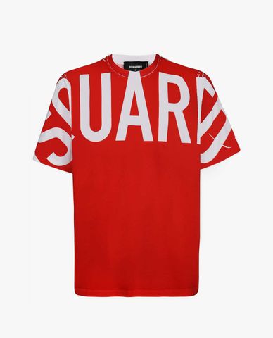  DSQUARED2 - Áo thun nam ngắn tay cổ tròn D2 Bold Slouch 