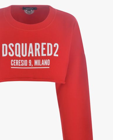  DSQUARED2 - Áo croptop nữ tay dài Ceresio 9 