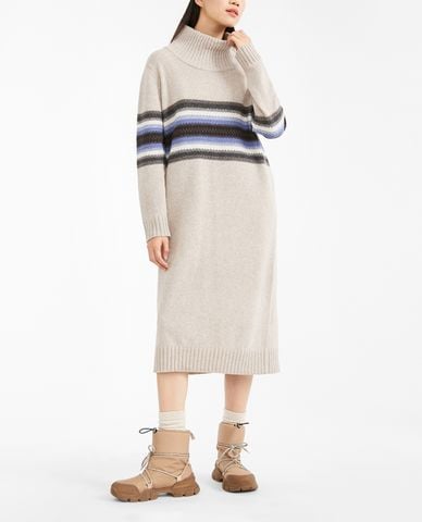  WEEKEND MAX MARA - Đầm len phom suông cổ lọ thời trang 