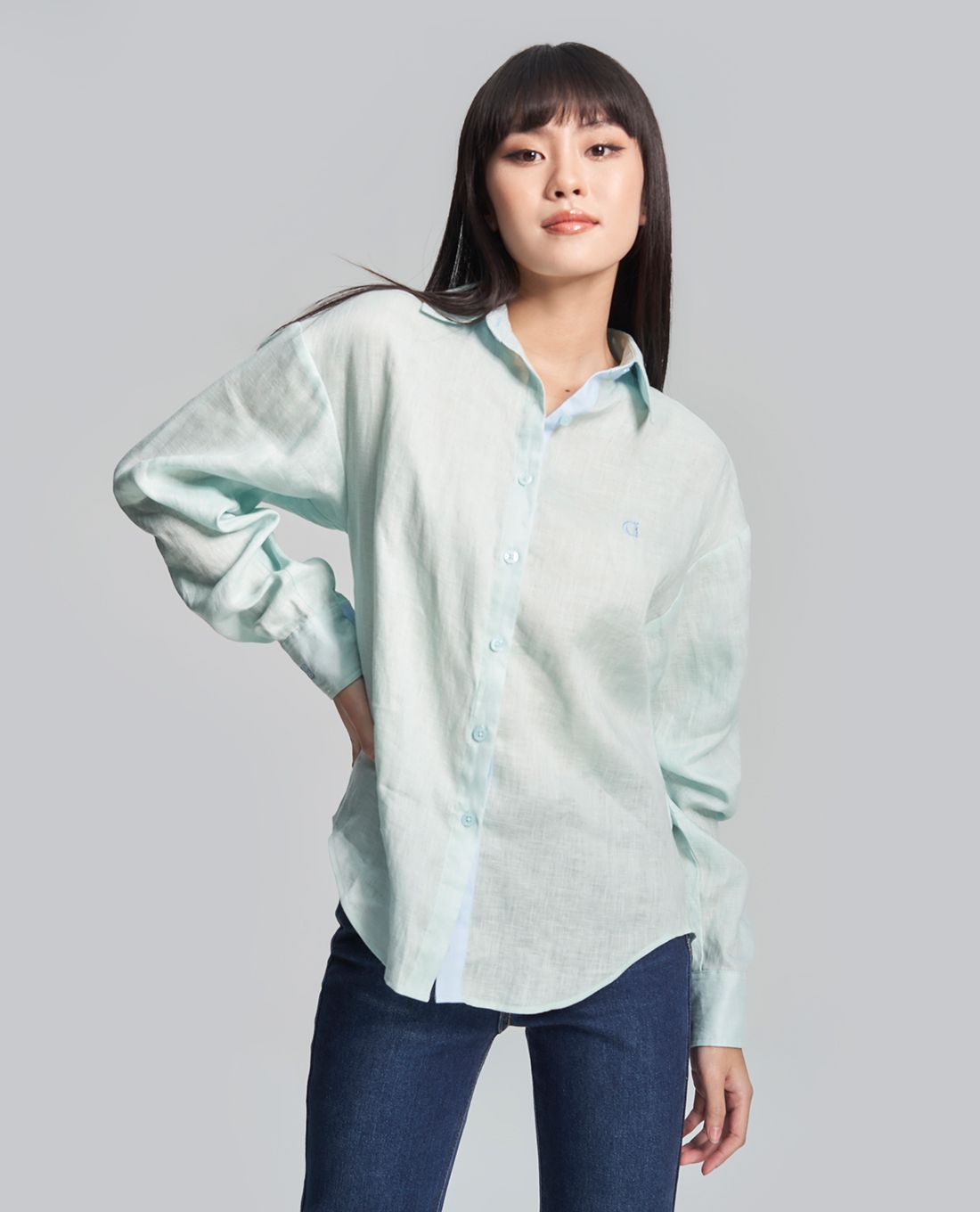 Mua Áo Sơ Mi Trắng Basic Dáng Suông Rộng Dạng Áo Lụa Nữ Đính Hạt Mặc Đi Làm  Lịch Sự  CÔNG SỞ NỮ GOTI 3A25  ĐEN CỔ REN  3A18 