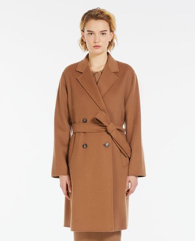  WEEKEND MAX MARA - Áo khoác măng tô dáng dài phối thắt lưng Flirt 