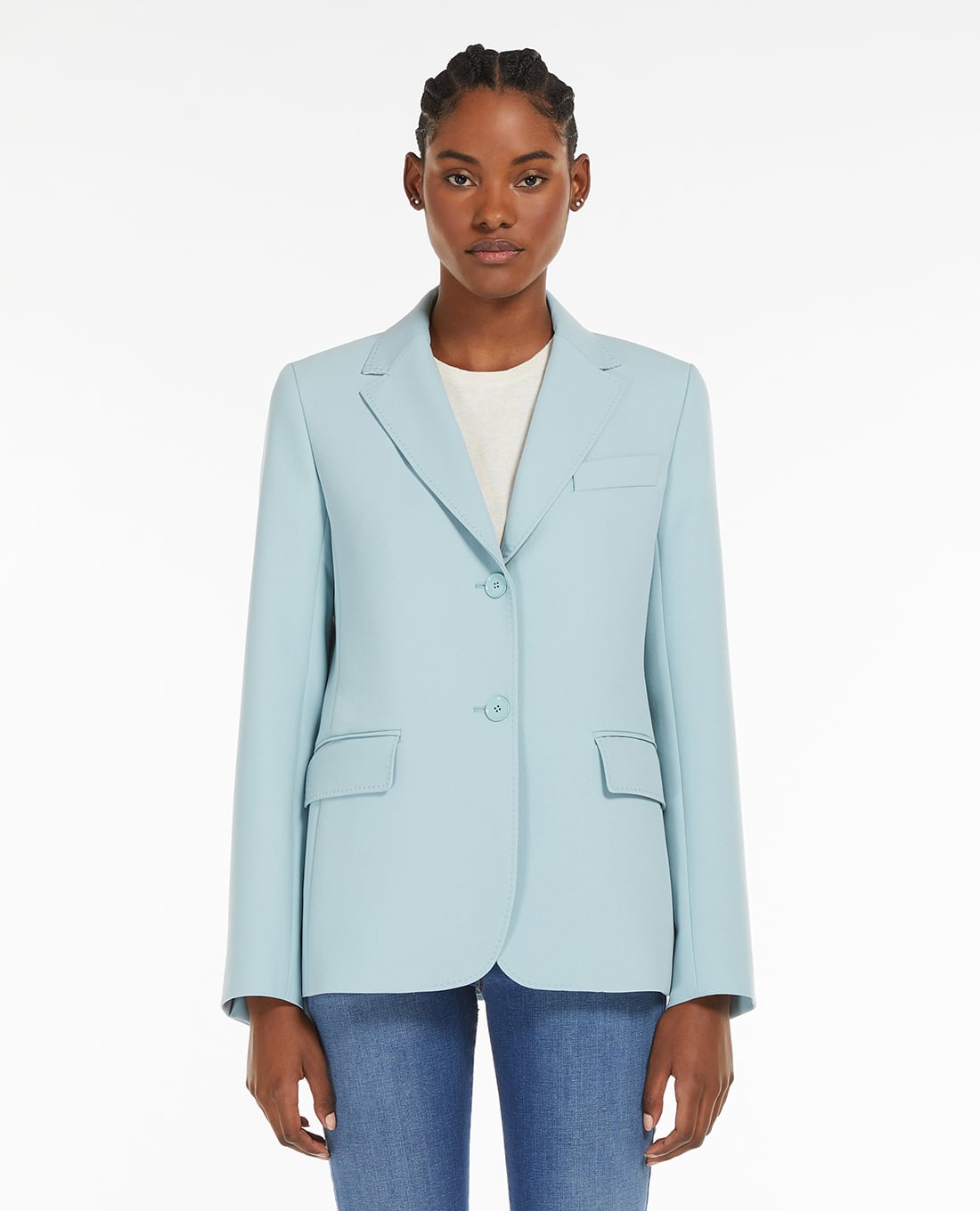 WEEKEND MAX MARA - Áo khoác blazer nữ cổ V thanh lịch Uva