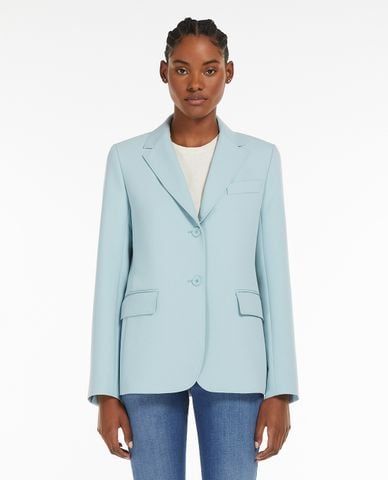  WEEKEND MAX MARA - Áo khoác blazer nữ cổ V thanh lịch Uva 