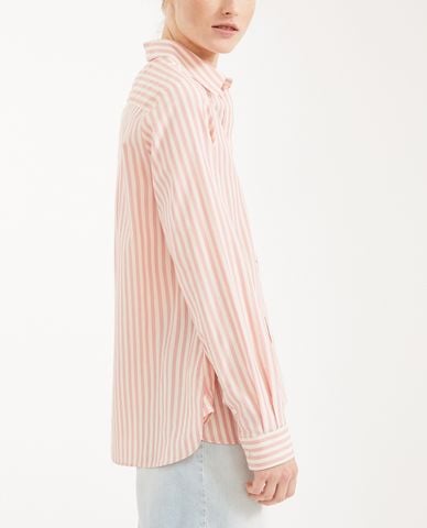  WEEKEND MAX MARA - Áo sơ mi nữ cổ bẻ tay dài kẻ sọc thời trang 