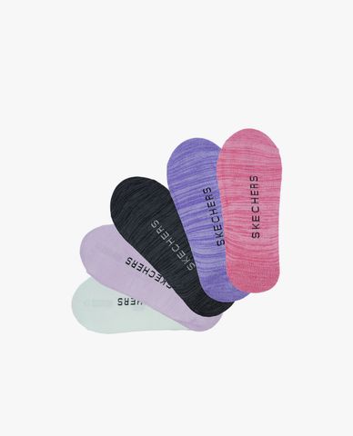  SKECHERS - Set 5 đôi vớ cổ thấp thoải mái 