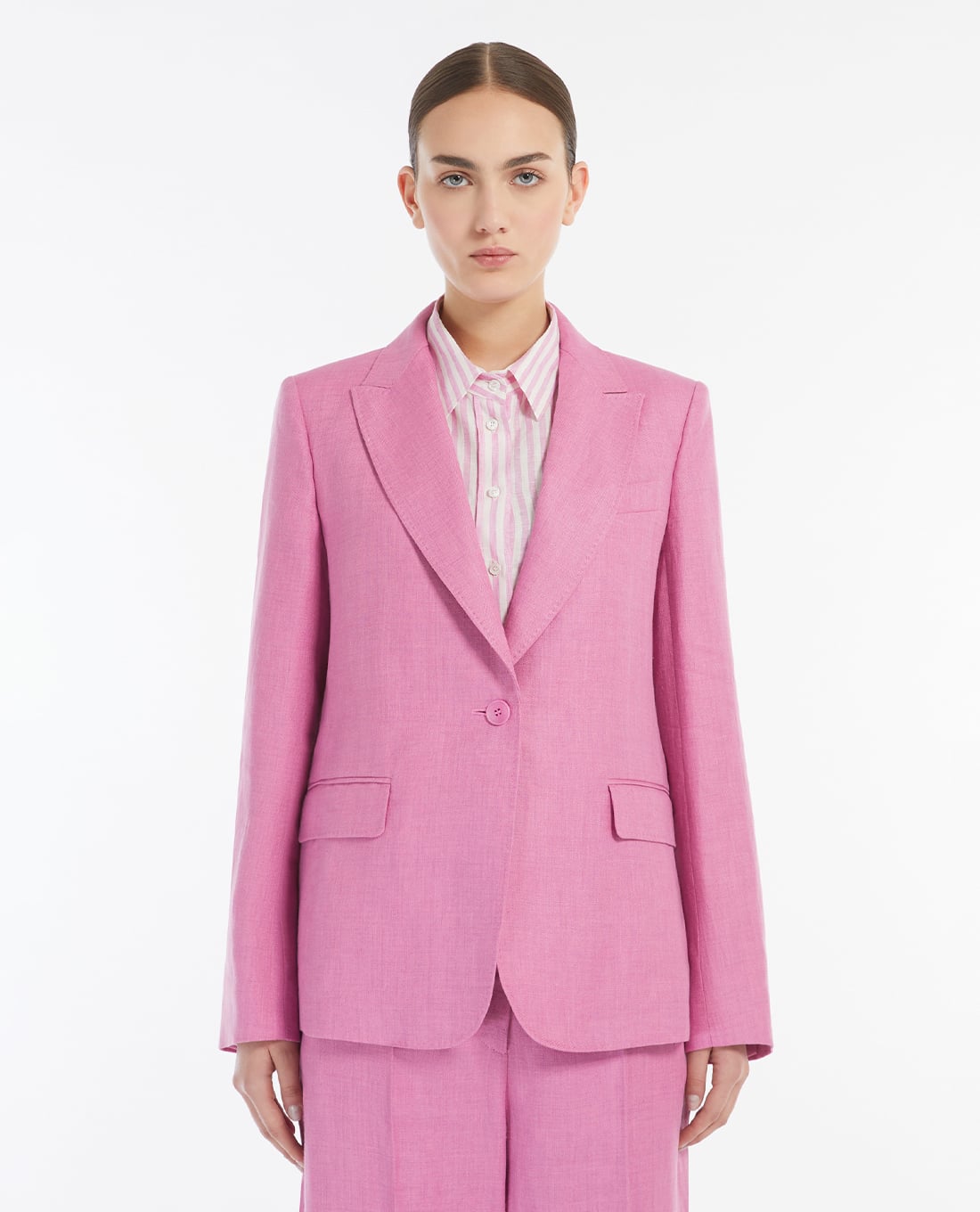 WEEKEND MAX MARA - Áo khoác blazer nữ cổ V tay dài Nalut