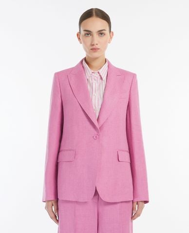  WEEKEND MAX MARA - Áo khoác blazer nữ cổ V tay dài Nalut 