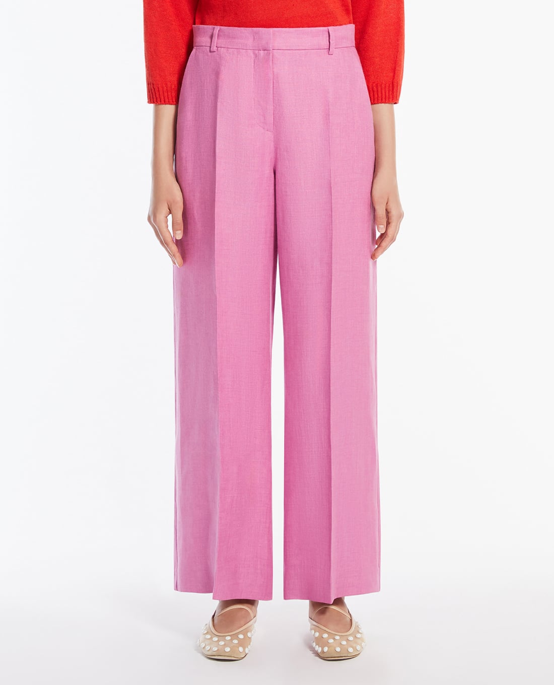 WEEKEND MAX MARA - Quần nữ ống rộng lưng cao Malizia