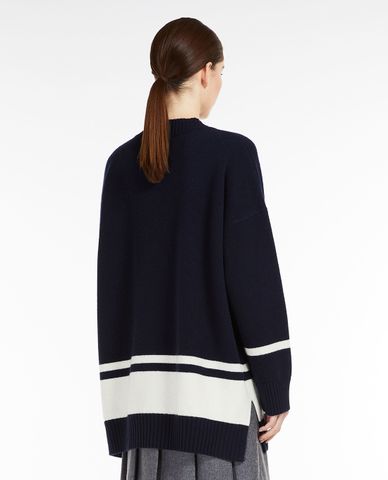  WEEKEND MAX MARA - Áo sweater nữ cổ V tay dài Nuraghe 
