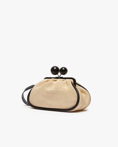  WEEKEND MAX MARA - Túi xách phom bầu phối nút tròn Efebo 