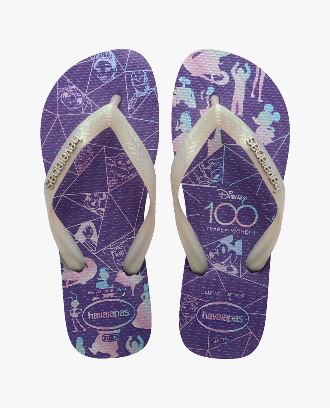 HAVAIANAS - Dép kẹp unisex Top Disney 100th Future