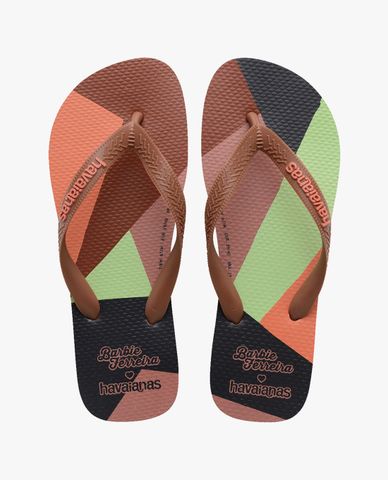  HAVAIANAS - Dép kẹp nữ Top Print Barbie Ferreira 