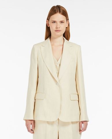  WEEKEND MAX MARA - Áo khoác blazer phối túi nắp gập Nalut 
