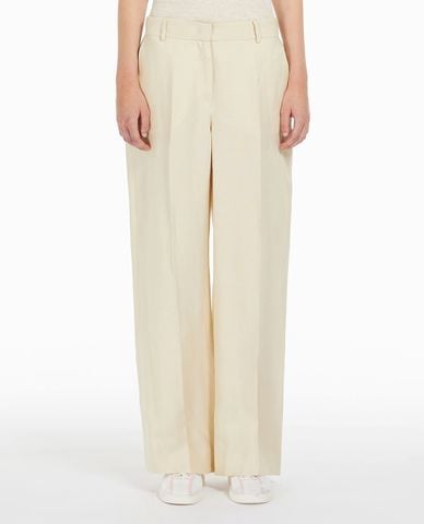  WEEKEND MAX MARA - Quần ống rộng xếp li Malizia 