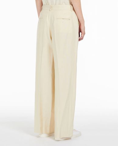  WEEKEND MAX MARA - Quần ống rộng xếp li Malizia 