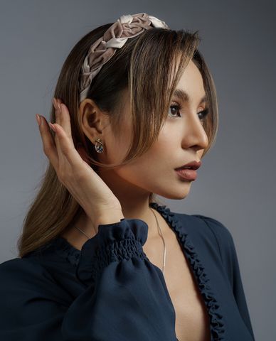  CECI - Băng đô vải nữ tết kiểu hiện đại 