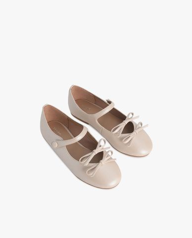  PEDRO - Giày đế bệt bé gái phối nơ nhỏ thời trang 