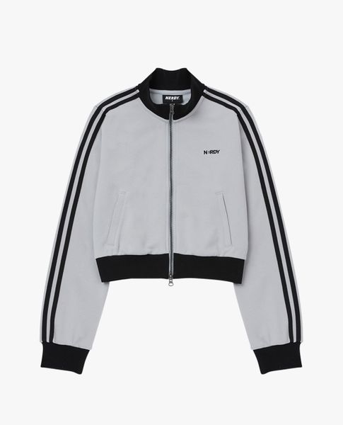 NERDY - Áo khoác croptop nữ cổ trụ tay dài Classic NY 