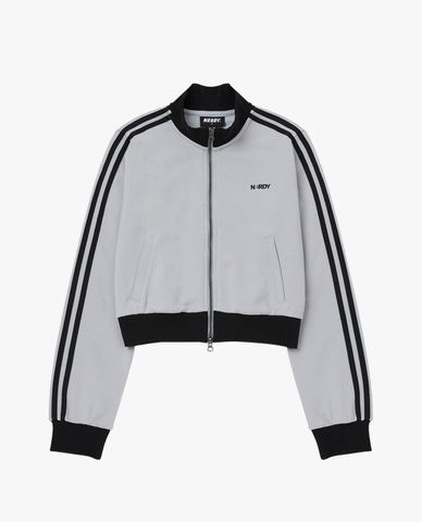  NERDY - Áo khoác croptop nữ cổ trụ tay dài Classic NY 