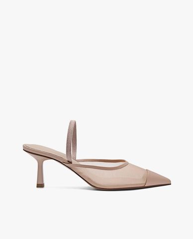  PEDRO - Giày cao gót nữ bít mũi đính đá phối quai thời trang 