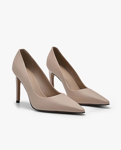  PEDRO - Giày cao gót nữ bít mũi Studio Ursula Leather 